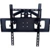 Big Buy Cooking supporto per plasma/LCD/Led da 30-65 pollici max. 60 kg articolato, due bracci e edm girevole nero