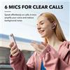 Soundcore Liberty 4 NC - Cuffie true wireless con microfono - in-ear - Bluetooth - cancellazione attiva del rumore - blu navy