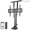 EasyLife - Sollevatore TV / Supporto da pavimento per TV elettrico con controllo Smart Home e telecomando, da 37 a 65 pollici, VESA fino a 600x400 (nero)