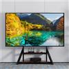 WISFOR Supporto TV regolabile in altezza, supporto TV universale con ripiani AV per 40"-75", VESA 600x400mm, fino a max. 80kg