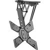 TM Electron TM Supporto TV elettronico motorizzato per il montaggio a soffitto, VESA fino a 400X400, per schermi da 23" a 55", regolazione del livellamento, profilo da 108 mm, fino a 30 kg.
