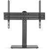 Nedis Supporto TV fisso - 37 - 70 " - Peso massimo dello schermo supportato: 40 kg - Altezze preimpostate regolabili - Vetro temperato / acciaio - Nero