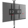OEM Supporto per TV, regolabile in altezza da 86 a 114 cm, adatto per TV da 23" a 65", carico massimo 45 kg, compatibilità VESA da 100x100 mm a 600x400 mm, rotazione di 360 gradi