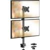Sonstige Supporto per monitor 2 monitor 80cm asta 13-32 pollici 8kg VESA 75x75mm/100x100mm