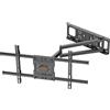 Sonstige Supporto a parete per TV con braccio lungo da 650 mm, staffa angolare girevole e inclinabile da 32-70 pollici fino a 35 kg, VESA 600x400 mm