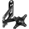 Sonstige Supporto da parete per TV Pivot Tilt Rotate 15-32 pollici Flat Curved TV Monitor 13Kg VESA 100x100mm 75x75mm Nero