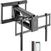 MyWall Supporto TV motorizzato ribaltabile HP65 per televisori da 43-90" / 109-229 cm Nero