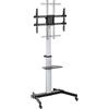 VDD Supporto TV VDD - Treppiede TV - Base TV - Supporto per monitor - Mobile e regolabile in altezza da 140 a 160 cm - Girevole - Inclinabile