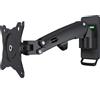 OEM Supporto da parete per monitor Invision da 17-27" e supporto TV VESA 75x75 e 100x100 mm con braccio a molla a gas, regolabile in altezza, inclinazione, rotazione e orientamento, portata 2-7 kg [FX100]