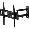HEITECH Supporto a parete per TV fino a 85" | Estensibile, girevole e inclinabile a 180° | Materiale di montaggio | Distanza dalla parete da 7 a 41 cm