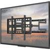 Unho WISFOR Supporto a parete per TV girevole ed estensibile per TV da 40-85 pollici fino a 100 kg VESA 600x400 mm, supporto TV preassemblato, extra stabile