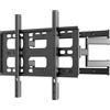 Unho WISFOR Supporto a parete per TV extra stabile, girevole ed estensibile per TV da 55" a 100" pollici fino a 120 kg, VESA max 800 x 600 mm, supporto TV preassemblato