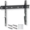 nanook Supporto TV da parete, ultrapiatto, 32-55 pollici, LCD OLED, VESA da 100x100 a 400x400, fino a 80 kg, nero