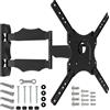 NANOOK Supporto a parete regolabile per televisori da 32-55 pollici - Inclinazione - Supporto a parete per televisori LCD, LED, QLED e OLED