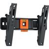 Vogel`s Supporto TV a parete Full-Motion, VOGEL'S TVM 1223, piccolo, 1 braccio, 19-43 pollici, inclinabile di 15°, nero