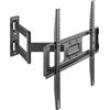 Stell Supporto TV da parete, 32-55 pollici, orientabile +/-90°, inclinabile +5°/-15°, 35 kg, distanza dalla parete 8,2-48,5 cm, STELL SHO 5600