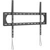 Stell Supporto TV da parete, 60-120 pollici, capacità 120 kg, acciaio nero, compatibile VESA, distanza dalla parete 3,5 cm