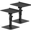 MyWall HS36: set di 2 supporti per altoparlanti regolabili in altezza (regolabili in altezza, inclinabili e orientabili)
