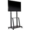 OEM Supporto TV, regolabile in altezza, design arrotolabile, nero