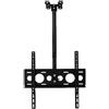 360Home Supporto a soffitto per TV, estensibile fino a 2 m, ruotabile a sinistra-destra, adatto per televisori da 26-55 pollici, capacità di carico max. 40 kg, VESA fino a 400×400 mm【DJ0322】
