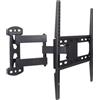 Happyment Supporto a parete per TV Vaylen - Per 32"-55" - Ruotabile e inclinabile - Ultra sottile e salvaspazio - Nero