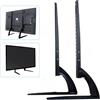 StarTech Supporto universale da tavolo per TV, nero, 12 pollici, regolabile in altezza, fino a 35 kg, per TV LED/LCD