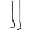 StarTech Supporto TV universale - Supporto da tavolo - Regolabile in altezza - Per TV LCD/LED da 81-140 cm - VESA fino a 800×400 mm - Acciaio laminato a freddo - Rimovibile - Nero