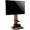 Bolt Edge Supporto TV Vintage - con rotelle - per 32"-65" - regolabile in altezza - universale - bianco