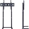 OEM Supporto TV mobile, regolabile in altezza, compatibile con televisori da 32-85 pollici, nero 32-65 pollici