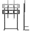 OEM Supporto TV mobile, regolabile in altezza, compatibile con televisori da 32-85 pollici, nero 32-85 pollici