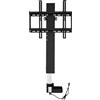 StarTech Supporto TV universale orientabile - Supporto da tavolo - 66-145 cm LCD/LED - Regolabile in altezza - Max. 50 kg - Lega di alluminio - Nero