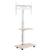 VEVOR Carrello TV mobile con supporto TV rotante, sostiene fino a 88 libbre per schermi da 32-70 pollici