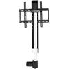 StarTech Sollevatore motorizzato per TV - Supporto a parete - TV da 66-145 cm - Sollevamento di 70 cm - Altezza 98-168 cm - Fino a 50 kg - Telecomando - Nero