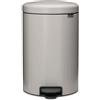 Brabantia Cestino con pedale Brabantia NewIcon da 20 l, grigio chiaro