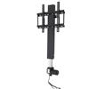 StarTech TV-Lift - Supporto da tavolo elettrico regolabile in altezza - Telecomando - Per televisori da 66 a 145 cm - Fino a 50 kg - Altezza 98-168 cm - Lega di alluminio - Nero