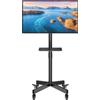 OEM Supporto TV mobile per televisori da 23 a 60 pollici - Regolabile in altezza, inclinabile, orientabile, con blocco, fino a 40 kg, VESA max. 400x400 mm