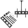 OEM Supporto da soffitto regolabile per TV da 32 a 85 pollici, fino a 55 kg, montaggio a parete e a soffitto