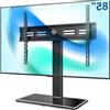 OEM Supporto TV regolabile per schermi da 50-85 pollici, base in vetro, regolabile in altezza, 50 kg