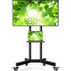 OEM Supporto TV mobile per schermi da 32 a 85 pollici, fino a 60 kg, regolabile in altezza, LCD, OLED, 4K