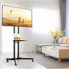 OEM Supporto TV per schermi da 32 a 65 pollici, regolabile in altezza, girevole, con rotelle, fino a 50 kg