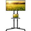 OEM Azomor: supporti TV mobili regolabili con rotelle per schermi di diverse dimensioni