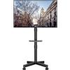 Azomor Supporti TV Azomor regolabili e spostabili con funzione di inclinazione e vassoio porta-dispositivi