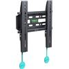 OEM Supporto TV universale per schermi da 17 a 43 pollici fino a 30 kg, modello sottile, VESA 75x75-200x200, nero