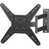 OEM Supporto TV LED per schermi piatti LCD da 26 a 60 pollici, montaggio a parete fino a 45 kg, VESA 400x400 mm, resistente all'acqua, porta cavi, orientabile e inclinabile