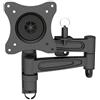 OEM Supporto TV per televisori da 13 a 27 pollici con attacco VESA 75x75 o 100x100, antisfondamento e antiurto, ideale per roulotte, camper e barche.