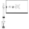 OEM Braccio porta-monitor per schermi da 13-27 pollici - Supporti per PC e proiettori - Supporto da scrivania per schermi fino a 10 kg - VESA 75/100 mm - Bianco