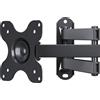 OEM Supporto da parete per TV Full Motion da 13-30 pollici in plastica, orientabile, compatibile con VESA 75x75 mm - 100x100 mm, fino a 15 kg