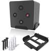 OEM Supporto da parete in metallo per Fire TV Cube di terza generazione (2022), supporto in acciaio sicuro per la prima e la seconda generazione, compatibile con Fire TV Cube per il montaggio a parete