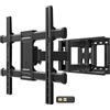 OEM Supporto TV per schermi da 37 a 75 pollici - Orientabile e inclinabile con doppio braccio - Max. VESA 600x400 mm - Adatto a schermi LED e LCD piatti e curvi - Portata fino a 60 kg