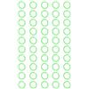 SENRISE 50 Anelli a Fogli Mobili in Plastica, 28mm Rotondi Rimovibili Anelli di Rilegatura per Libri per Schede Indice Quaderni Portachiavi Fai da Te (Verde)